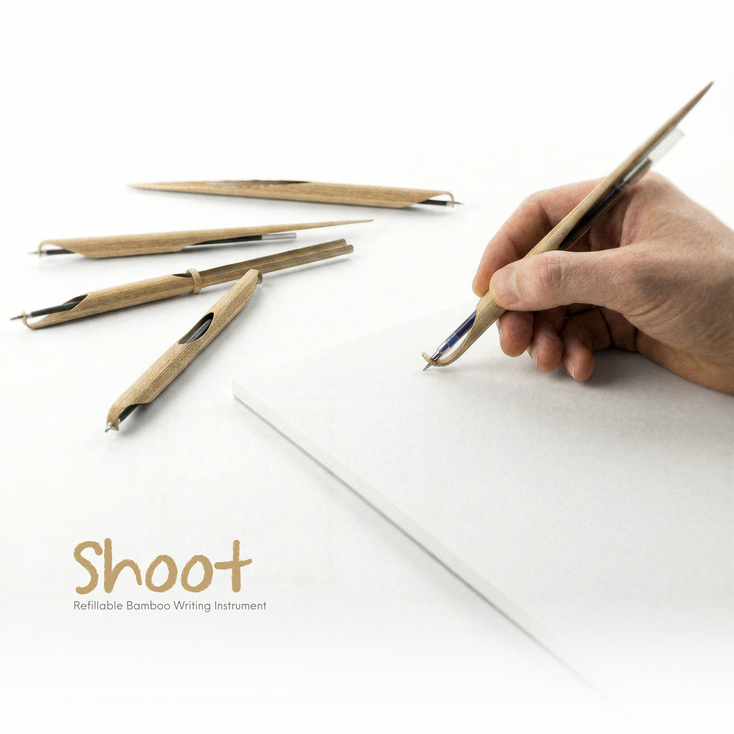 SHOOT – Refillable Bamboo Pen 作品照片 圖片