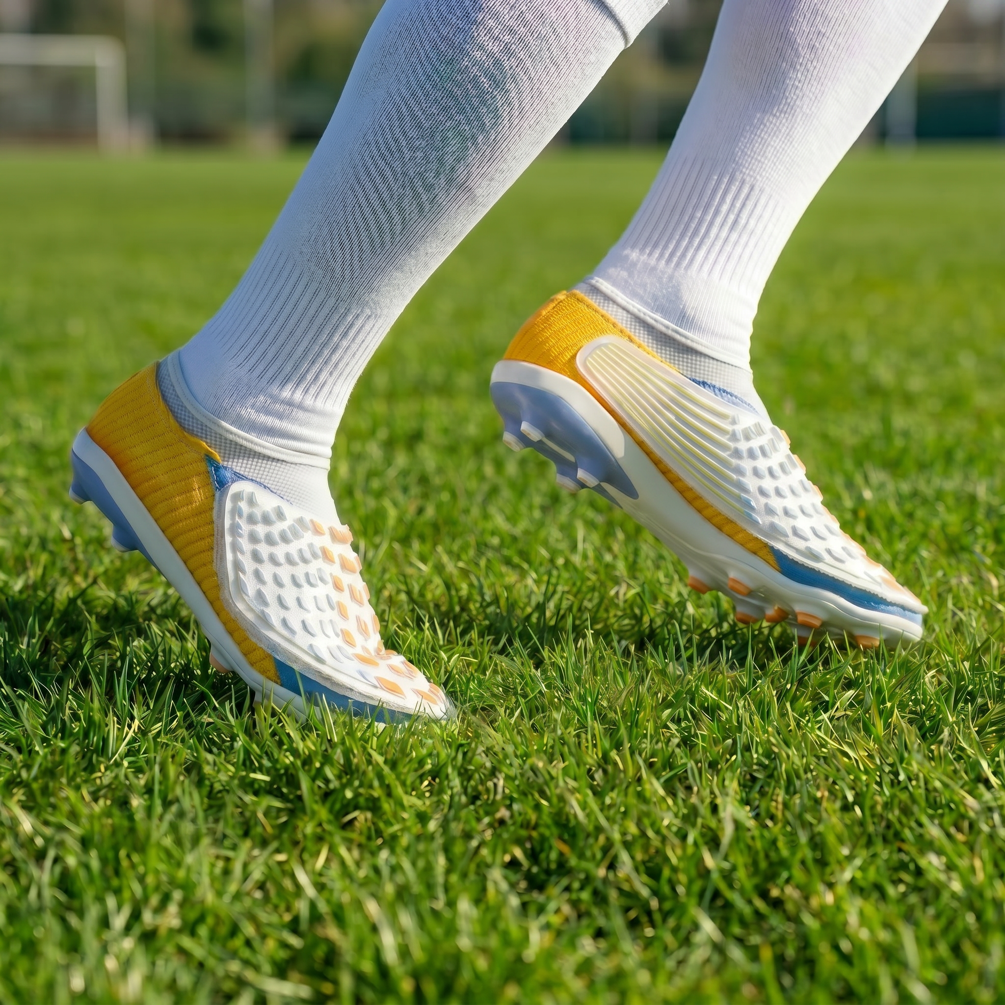 Ori- Dual-Sensory  Kid’s Soccer ShoesWork Photo Image